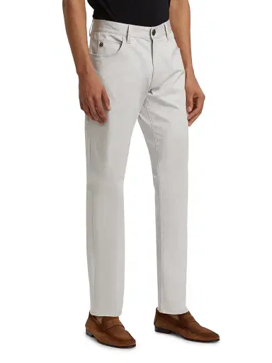 Giorgio Armani Men's 5-Pocket Straight Jeans | Thumbnail 4 Giorgio Armani Men's 5-Pocket Straight Jeans | Thumbnail 4