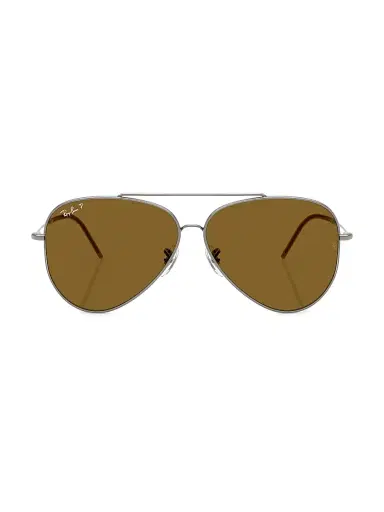 Ray-Ban Men's RBR0101S 59MM Reverse Aviator Sunglasses - Dark Brown | Thumbnail 2
