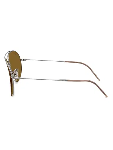 Ray-Ban Men's RBR0101S 59MM Reverse Aviator Sunglasses - Dark Brown | Thumbnail 3