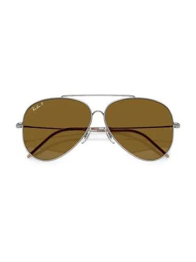 Ray-Ban Men's RBR0101S 59MM Reverse Aviator Sunglasses - Dark Brown | Thumbnail 5