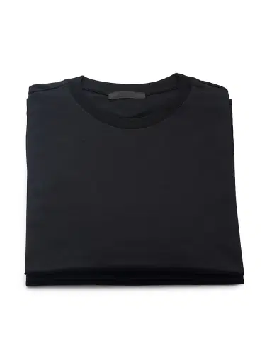 Prada Men's Three Pack Cotton Jersey T-Shirts - Black | Thumbnail 6