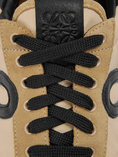 Loewe Men's Flow Runner Monogram Logo Sneakers - Gold Black - Size 14 | Thumbnail 5