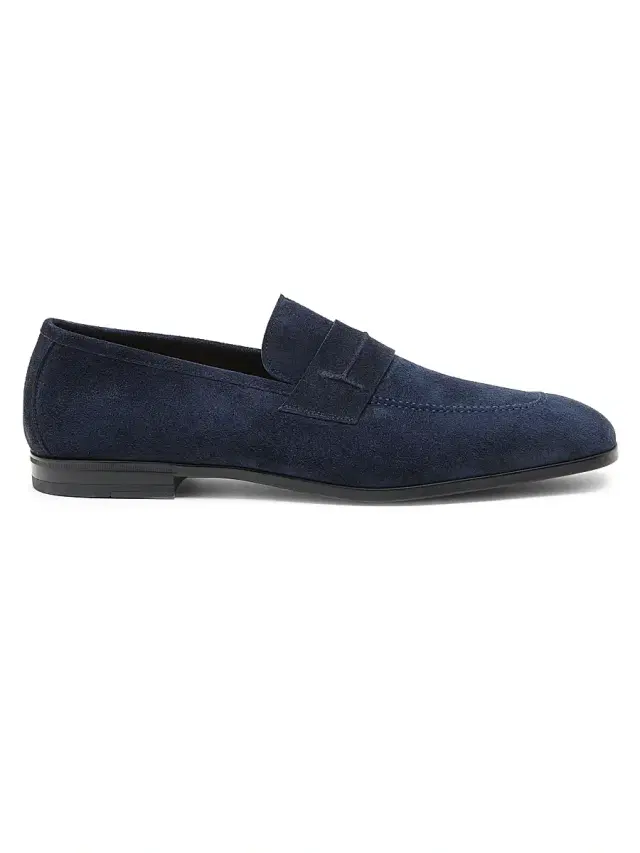 TOM FORD Men's Sean Suede Loafers - Midnight