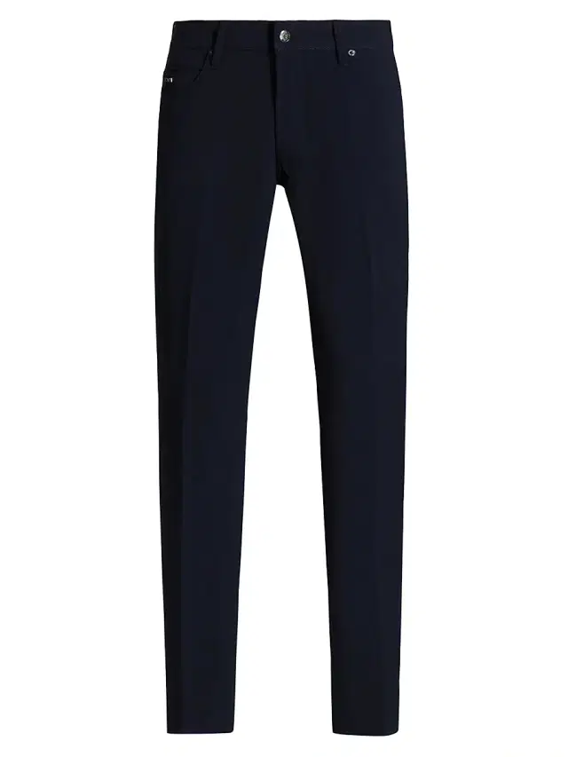 Emporio Armani Men's Techno Corduroy Pants - Navy - Size 40