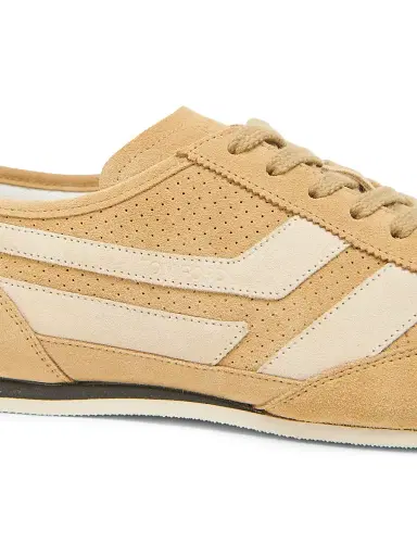 TOM FORD Men's Brook Perforated Suede Low-Top Sneakers - Camel | Thumbnail 5 TOM FORD Men's Brook Perforated Suede Low-Top Sneakers - Camel | Thumbnail 5