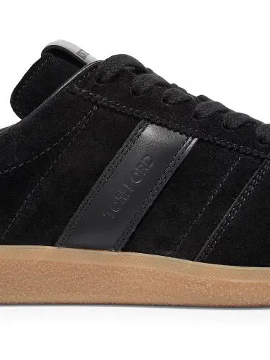 Tom Ford Men's T-Bar Leather & Suede Low-Top Sneakers | Thumbnail 6