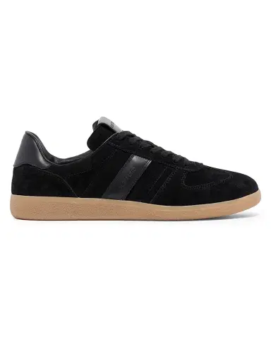 Tom Ford Men's T-Bar Leather & Suede Low-Top Sneakers | Thumbnail 1