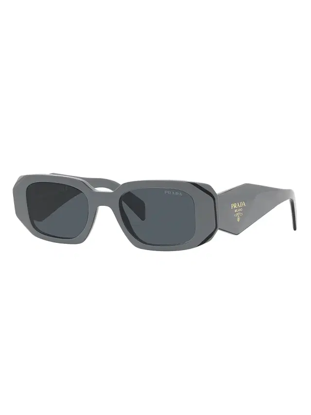 Prada Men's 49MM Square Sunglasses - Dark Grey