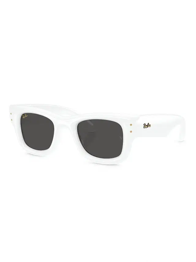 Ray-Ban Men's A$AP Rocky 0Rb4940 47MM Wayfarer Puffer Square Sunglasses - White Black