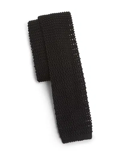 Giorgio Armani Men's Cravatta Tricot Silk Tie | Thumbnail 1 Giorgio Armani Men's Cravatta Tricot Silk Tie | Thumbnail 1