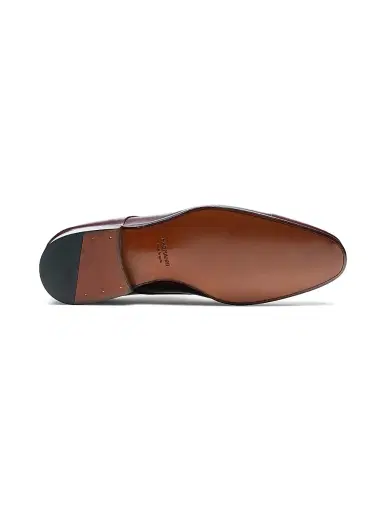 Magnanni Men's Andros Leather Lace-Up Loafers - Cognac | Thumbnail 3