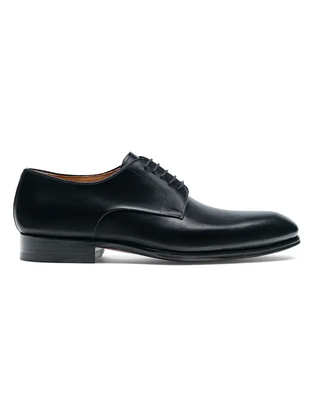 Men's Andros Leather Lace-Up Loafers - Black
