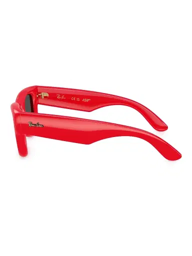Ray-Ban Men's A$AP Rocky 0Rb4940 47MM Wayfarer Puffer Square Sunglasses - Red Black | Thumbnail 3