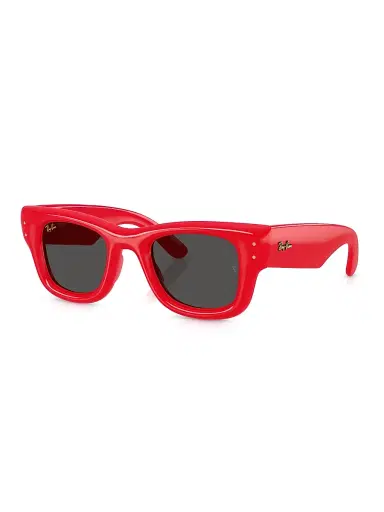 Ray-Ban Men's A$AP Rocky 0Rb4940 47MM Wayfarer Puffer Square Sunglasses - Red Black | Thumbnail 1