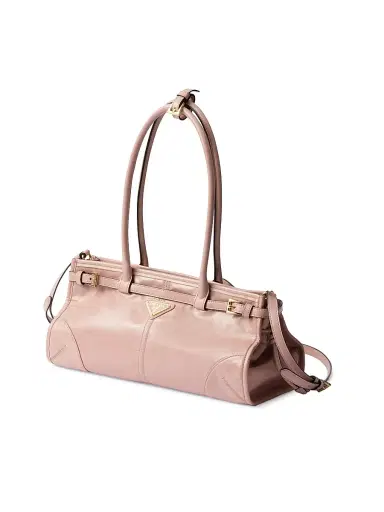 Prada Women's Bonnie Medium Leather Top Handle Bag | Thumbnail 2 Prada Women's Bonnie Medium Leather Top Handle Bag | Thumbnail 2