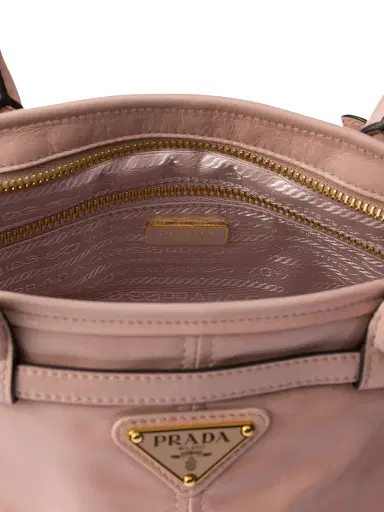 Prada Women's Bonnie Medium Leather Top Handle Bag | Thumbnail 4 Prada Women's Bonnie Medium Leather Top Handle Bag | Thumbnail 4