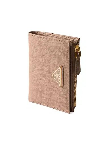 Prada Women's Small Saffiano Leather Wallet - Beige | Thumbnail 4