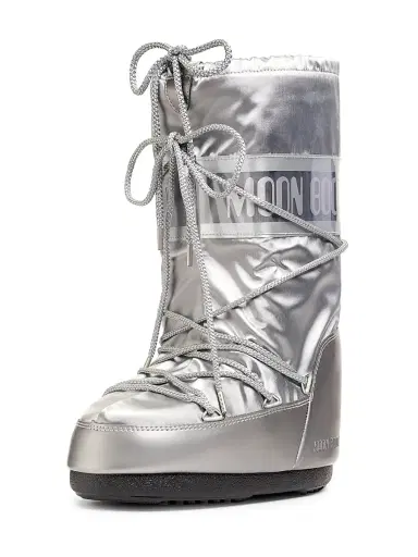 Moon Boot Men's Unisex Core Icon Glance Snow Boots - Silver - Size 11.5 | Thumbnail 2 Moon Boot Men's Unisex Core Icon Glance Snow Boots - Silver - Size 11.5 | Thumbnail 2