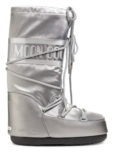 Moon Boot Men's Unisex Core Icon Glance Snow Boots - Silver - Size 11.5 | Thumbnail 1 Moon Boot Men's Unisex Core Icon Glance Snow Boots - Silver - Size 11.5 | Thumbnail 1