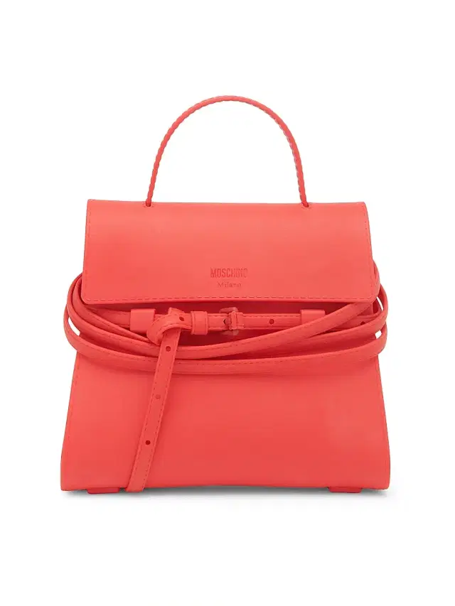 Moschino Women's Tie Me Top Handle Bag - Red
