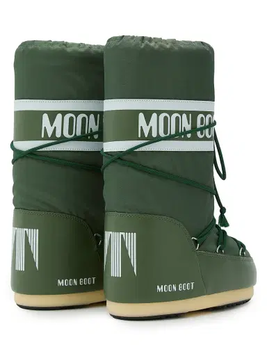 Moon Boot Men's Unisex Icon Nylon Snow Boots - Forest Green - Size 11.5 | Thumbnail 2 Moon Boot Men's Unisex Icon Nylon Snow Boots - Forest Green - Size 11.5 | Thumbnail 2