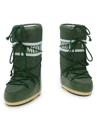 Moon Boot Men's Unisex Icon Nylon Snow Boots - Forest Green - Size 11.5 | Thumbnail 3 Moon Boot Men's Unisex Icon Nylon Snow Boots - Forest Green - Size 11.5 | Thumbnail 3
