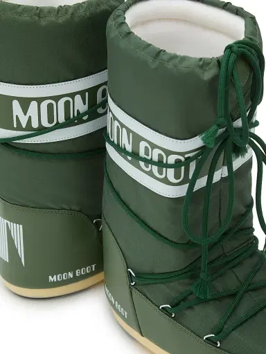 Moon Boot Men's Unisex Icon Nylon Snow Boots - Forest Green - Size 11.5 | Thumbnail 4 Moon Boot Men's Unisex Icon Nylon Snow Boots - Forest Green - Size 11.5 | Thumbnail 4