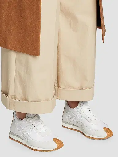 Loewe Women's Flow Runner Sneakers - White - Size 10 | Thumbnail 3