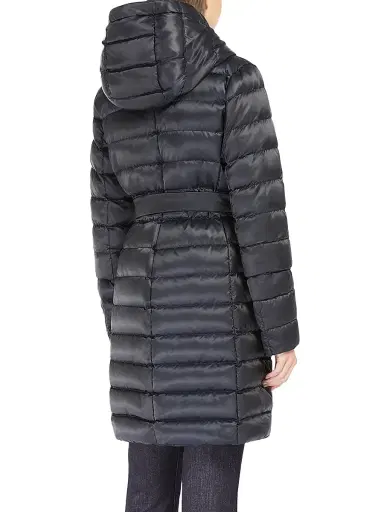 Max Mara Women's Reversible Down Jacket in Water Repellent Satin - Midnightblue - Size 16 | Thumbnail 3