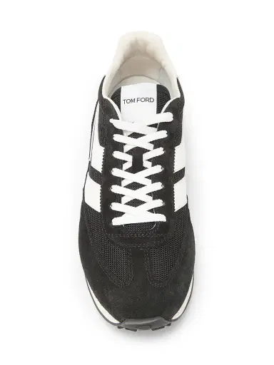 Tom Ford Men's Low-Top Lace-Up Sneakers - Black - Size 13 | Thumbnail 4 Tom Ford Men's Low-Top Lace-Up Sneakers - Black - Size 13 | Thumbnail 4