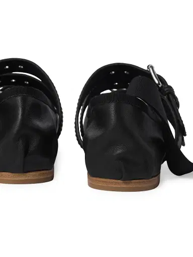 Miu Miu Women's Nappa and Calf Leather Ballerinas - Black - Size 9 | Thumbnail 3 Miu Miu Women's Nappa and Calf Leather Ballerinas - Black - Size 9 | Thumbnail 3