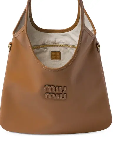 Miu Miu Women's Ivy Leather Shoulder Bag | Thumbnail 5