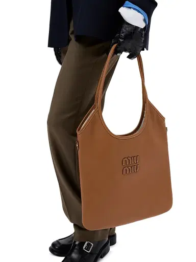 Miu Miu Women's Ivy Leather Shoulder Bag | Thumbnail 7