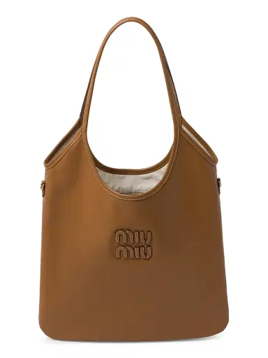 Miu Miu Women's Ivy Leather Shoulder Bag | Thumbnail 1