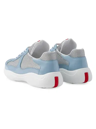 Prada Women's America's Cup Biker Fabric Sneakers - Blue - Size 9.5 | Thumbnail 3 Prada Women's America's Cup Biker Fabric Sneakers - Blue - Size 9.5 | Thumbnail 3