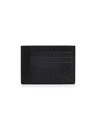 Tom Ford Men's Elongated T Line Leather Card Case - Black | Thumbnail 2 Tom Ford Men's Elongated T Line Leather Card Case - Black | Thumbnail 2