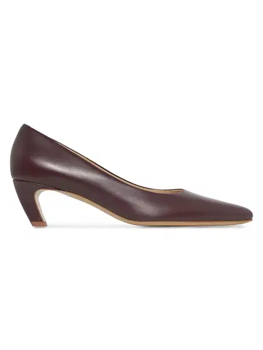 Gabriela Hearst Women's Peggy 50MM Leather Kitten-Heel Pumps | Thumbnail 1 Gabriela Hearst Women's Peggy 50MM Leather Kitten-Heel Pumps | Thumbnail 1