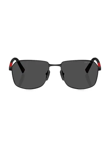 Prada Men's 57MM Rectangular Sunglasses | Thumbnail 2 Prada Men's 57MM Rectangular Sunglasses | Thumbnail 2