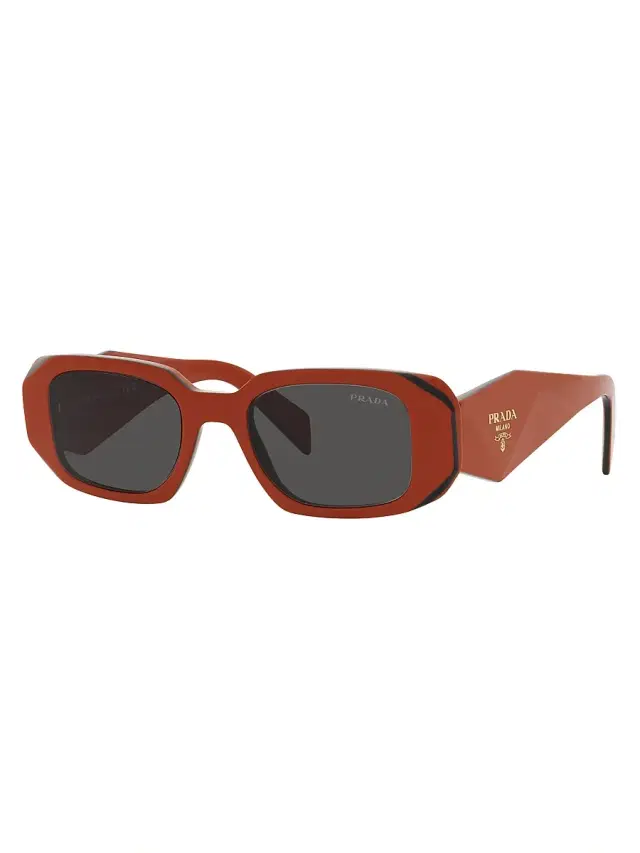 Prada Men's 49MM Square Sunglasses - Orange