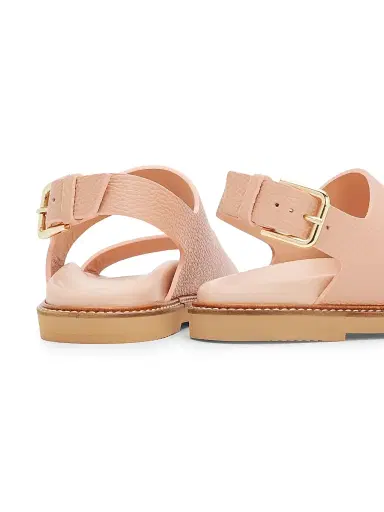 Pollini Women's Flow 40MM Leather Platform Sandals - Beige - Size 11 | Thumbnail 3 Pollini Women's Flow 40MM Leather Platform Sandals - Beige - Size 11 | Thumbnail 3