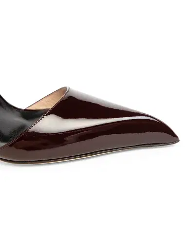 Tom Ford Women's 105MM Patent Leather Pumps - Cherry Smoke - Size 10 | Thumbnail 6