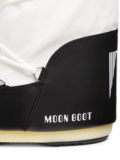 Moon Boot Men's Unisex Icon Nylon Snow Boots - Black White - Size 11.5 | Thumbnail 5 Moon Boot Men's Unisex Icon Nylon Snow Boots - Black White - Size 11.5 | Thumbnail 5