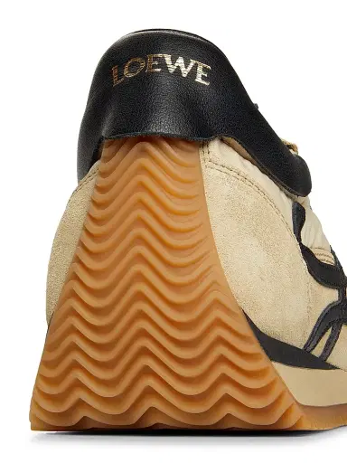 Loewe Women's Flow Runner Sneakers - Gold Black - Size 10 | Thumbnail 7