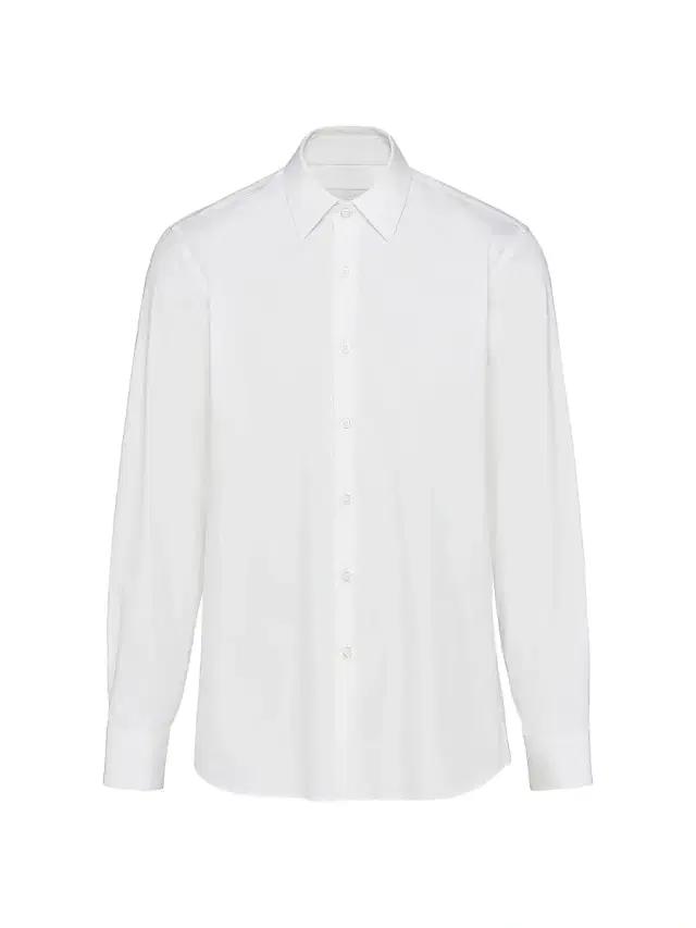 Men's Stretch Cotton Shirt - White
