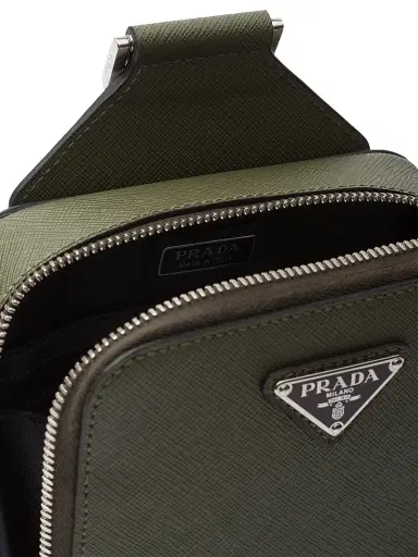 Prada Men's Brique Saffiano Leather Bag | Thumbnail 4 Prada Men's Brique Saffiano Leather Bag | Thumbnail 4