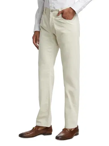 Giorgio Armani Men's 5-Pocket Corduroy Pants - Tan - Size 38 | Thumbnail 4