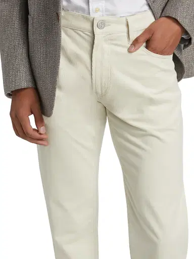 Giorgio Armani Men's 5-Pocket Corduroy Pants - Tan - Size 38 | Thumbnail 6