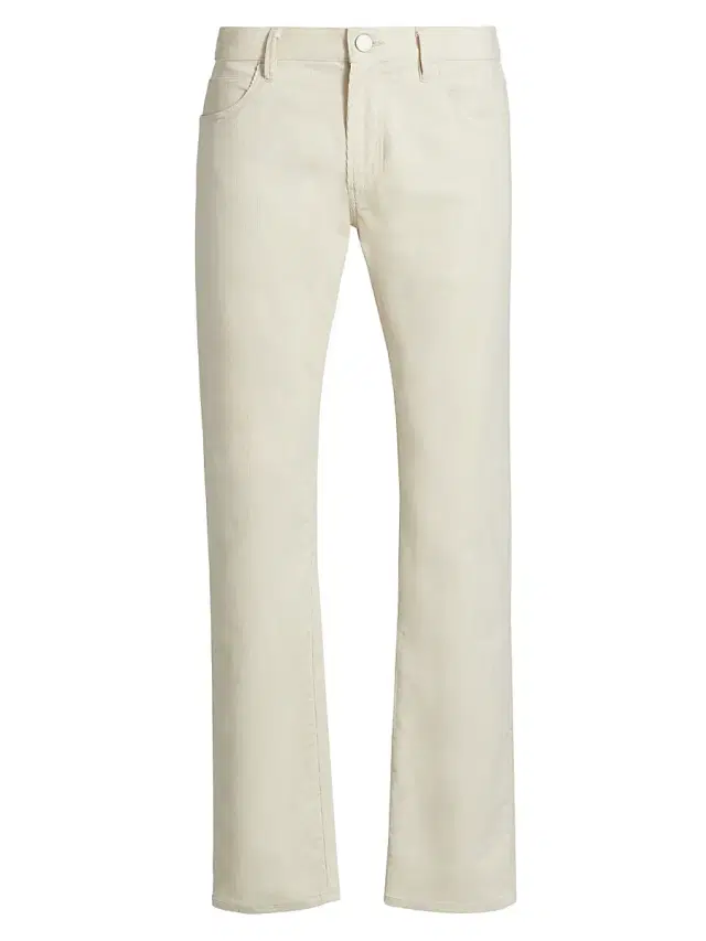 Giorgio Armani Men's 5-Pocket Corduroy Pants - Tan