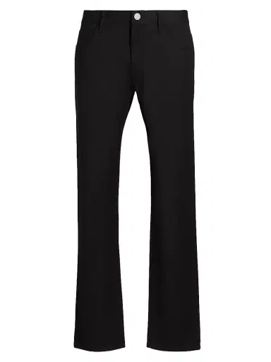 Giorgio Armani Men's Wool 5-Pocket Pants - Black - Size 30 | Thumbnail 1