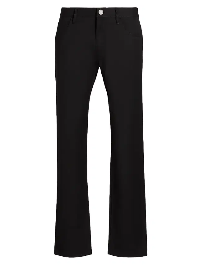 Men's Wool 5-Pocket Pants - Black